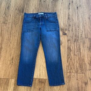 Level 99 Dark Blue Ankle Womens Jeans Size 29